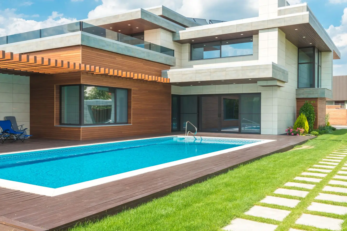 Swimming pool built in Belfield, NSW